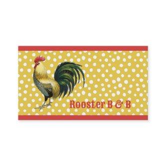 Custom B & B Country Rooster Farmhouse