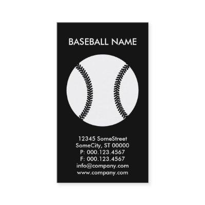 custom baseball business