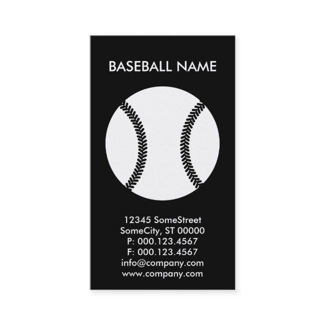 custom baseball business