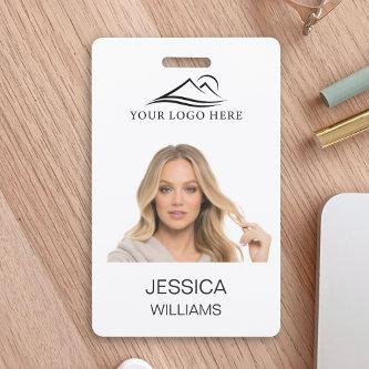 Custom Basic Corporate Employee Photo ID Card Badge