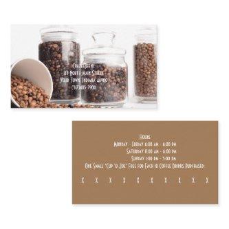 Custom Beans Coffee Shop Business & Punch