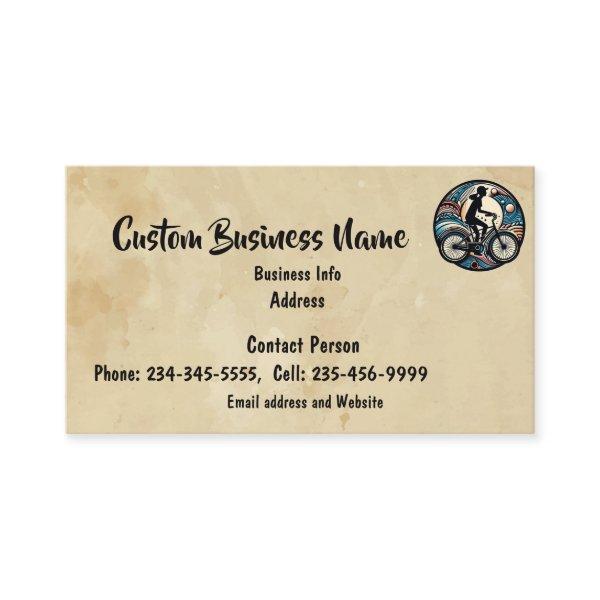 Custom Biking Cyclist Bike Logo