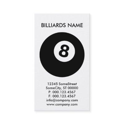 custom BILLIARDS business