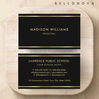 Custom Black and Gold Premium Professional