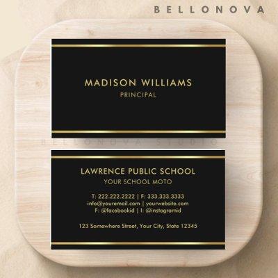 Custom Black and Gold Premium Professional