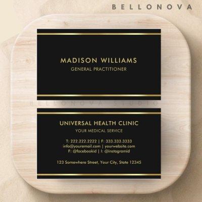 Custom Black and Gold Premium Professional