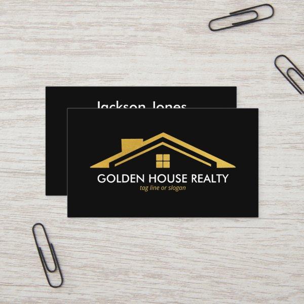 Custom Black + Gold Home Realtors Luxury Modern