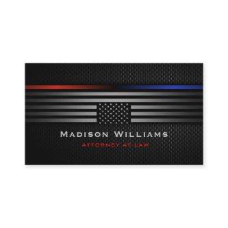 Custom Black Grey The Usa America Flag Law Office