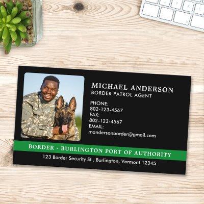 Custom Border Patrol Agent Photo Federal Military