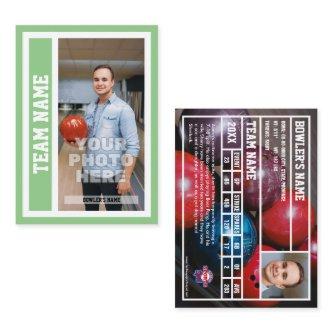Custom Bowling Trading Card (Sage)