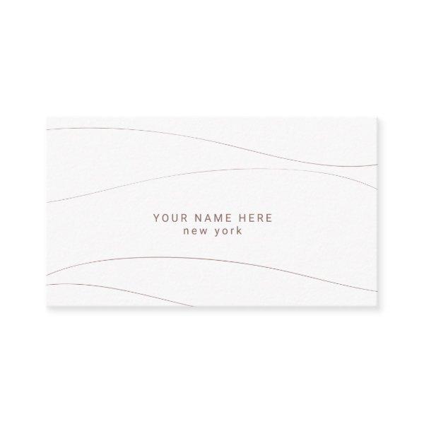 Custom Budget Modern Abstract Waves