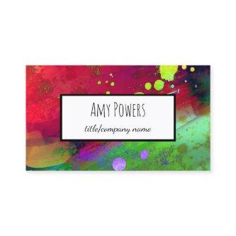 custom  double sided abstract art
