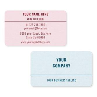 Custom  - Personalized - Two Colors