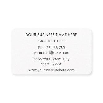 Custom  Your Name Logo Text Info
