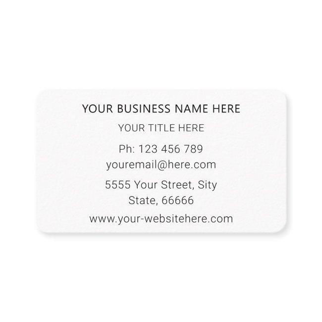 Custom Your Name Logo Text Info