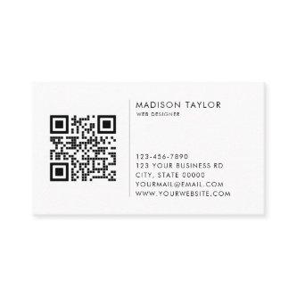 Custom Business Company Logo QR Code Minimalist