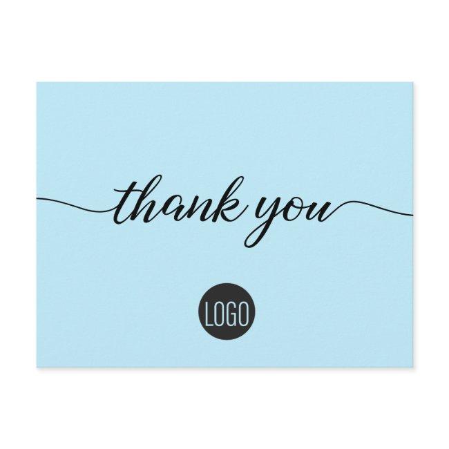 Custom Business Customer Appreciation Blue Postcard