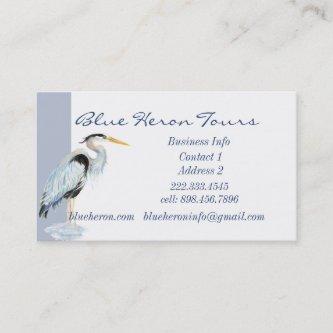 Custom Business Great Blue Heron Bird Business Car
