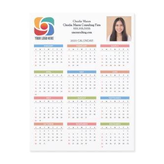 Custom Business Logo 2023 Calendar Marketing Postcard