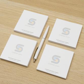 Custom Business Logo And Text Post-it Notes