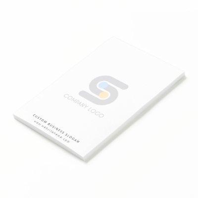 Custom Business Logo And Text Post-it Notes