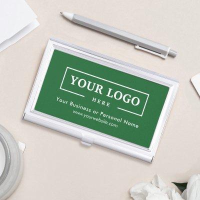 Custom Business Logo Branded Corporate Green  Case