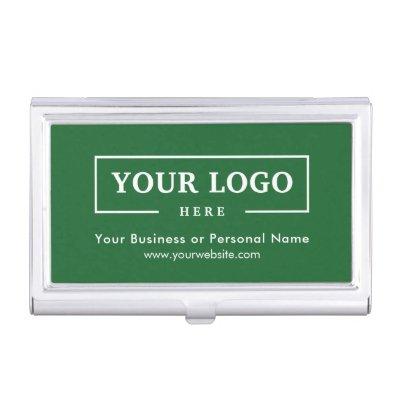 Custom Business Logo Branded Corporate Green  Case