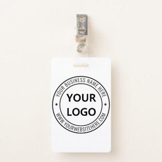 Custom Business Logo Company Stamp Personalized Badge