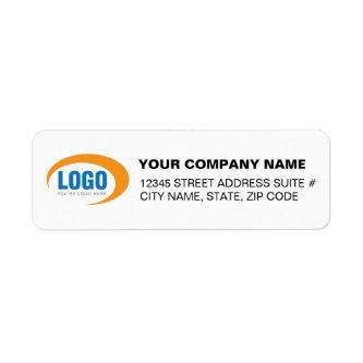 Custom Business Logo Return Address Labels