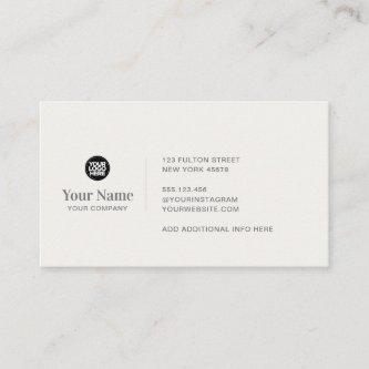 Custom business logo simple modern minimalist