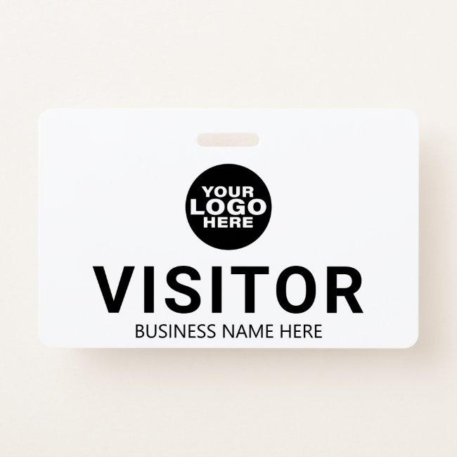 Custom Business Logo Visitor Pass Badge