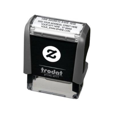 Custom Business Name E-mail Address Stamp Template