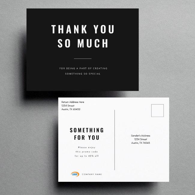 Custom Business Thank You Postcard