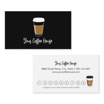 Custom Buy 9 get 1 free Coffee Loyalty Card