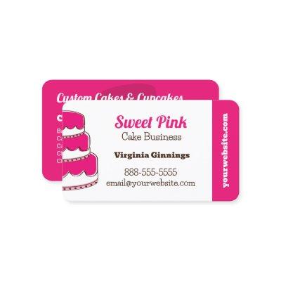 Custom Cakes Pink Bakery Menu Flavors