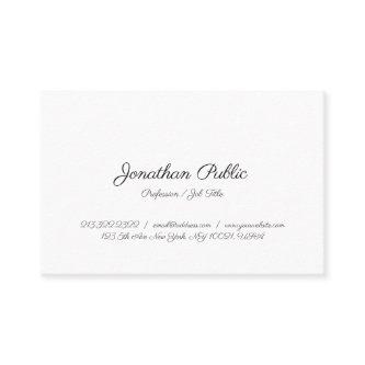 Custom Calligraphed Elegant Modern Simple Template