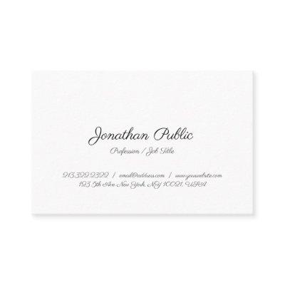 Custom Calligraphed Elegant Modern Simple Template