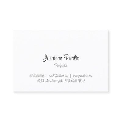 Custom Calligraphy Elegant Modern Minimalist