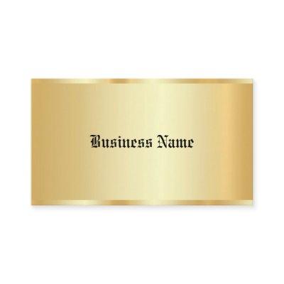 Custom Calligraphy Script Faux Gold Glam Template