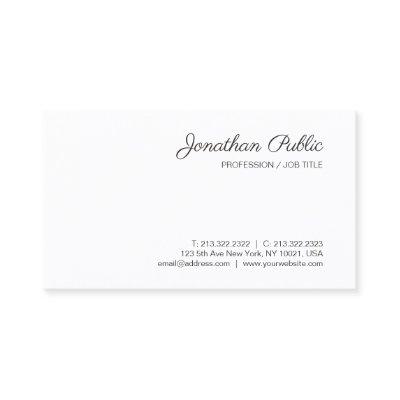 Custom Calligraphy Script Modern Minimalist