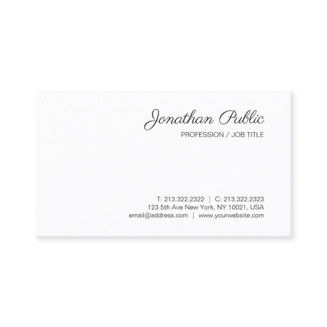 Custom Calligraphy Script Modern Minimalist