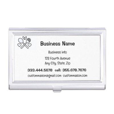 Custom Catering Cooking Baking Food Service  Case