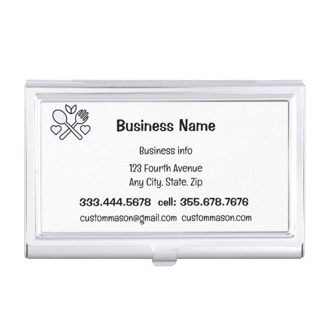 Custom Catering Cooking Baking Food Service Case