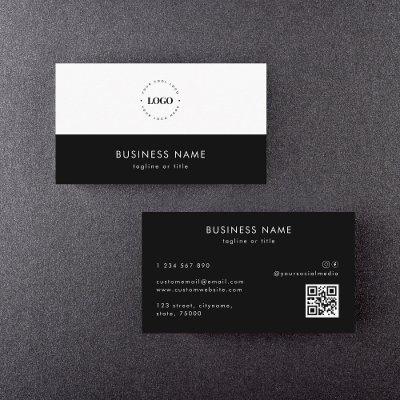 Custom Circle Logo | Professional Company QR Code