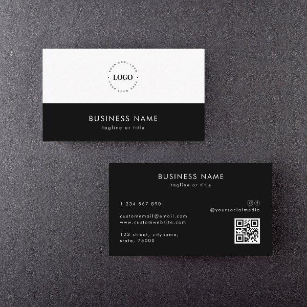 Custom Circle Logo | Professional Company QR Code