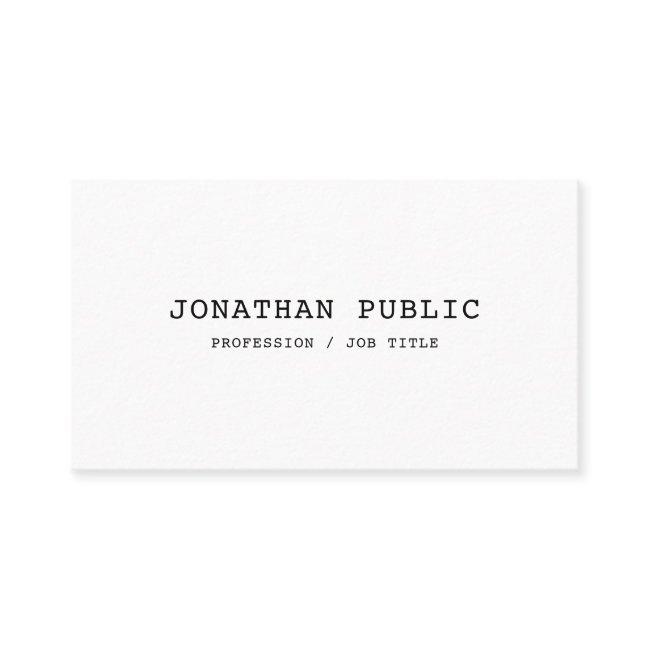 Custom Classic Nostalgic Look Simple Template