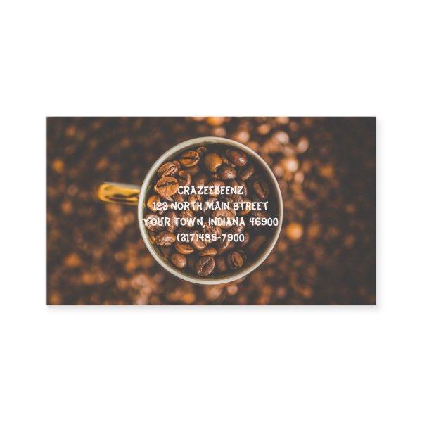 Custom Coffee Beans Coffee Shop Punch And