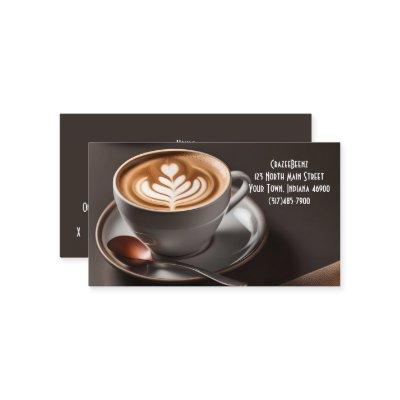 Custom Coffee & Latte Art Coffee Shop & Punch