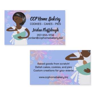 Custom color African American bakery mixing bowl
