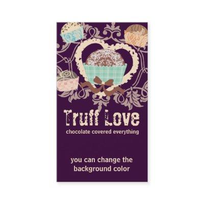 Custom color chocolate truffles confections candy